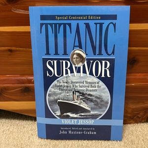 Paperback Book- Titanic Survivor Written By Violet Jessop.